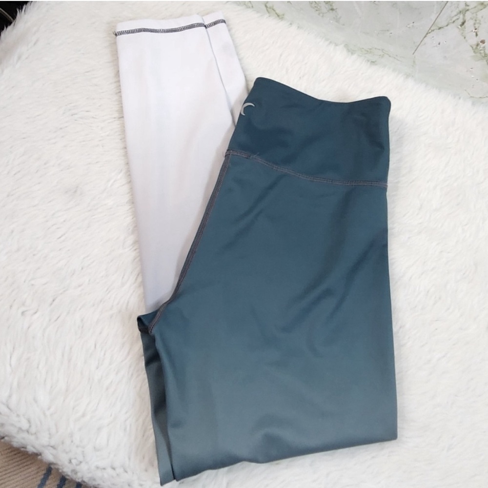 ZYIA Active Ombre Full Length Leggings EUC size Lrg